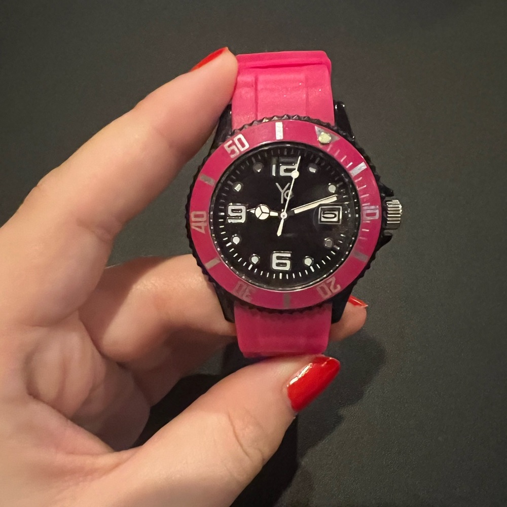 Yo time pink and black Watch